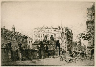 Piccadilly y Devonshire House, Londres de English School