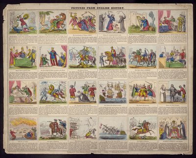 Imágenes de la historia inglesa de English School