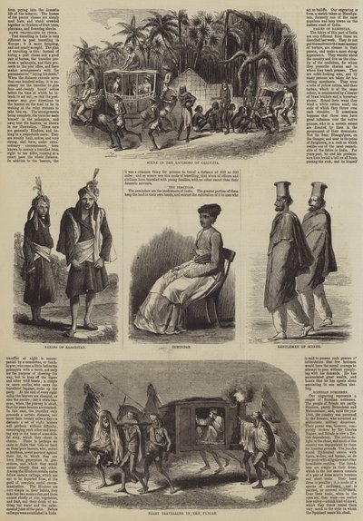 Imágenes de la India (grabado) de English School
