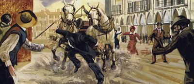 Pierre Curie resbaló al cruzar la calle y cayó bajo un caballo y un carro de English School
