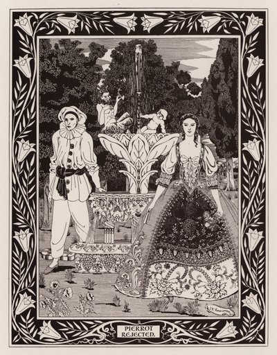 Pierrot rechazada (litografía) de English School