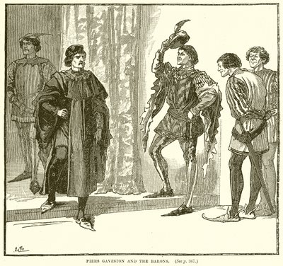 Piers Gaveston y los barones de English School
