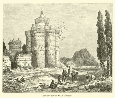 Torre de palomas cerca de Ispahan de English School