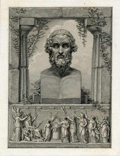 Píndaro, poeta lírico griego antiguo (c.522-c.433 a.C.) de English School