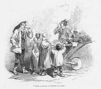 "Piñas," una rebanada por un penique de English School