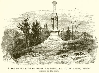 Lugar donde Piers Gaveston fue Decapitado de English School