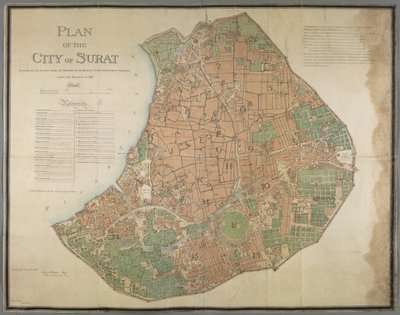 Plano de la Ciudad de Surat de English School