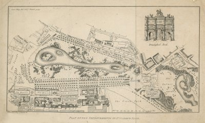 Plan de las mejoras en el Parque de St. James de English School