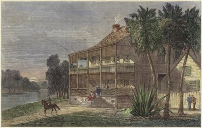 Residencia de plantadores en el río Cumbee de English School