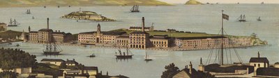 Plymouth: The Royal William Victualing Yard (litografia en color) de English School