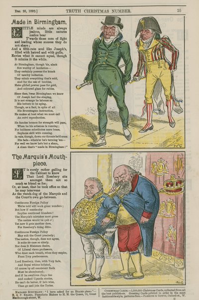Caricaturas políticas de English School