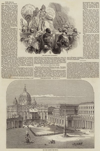 Papa Pío IX (grabado) de English School