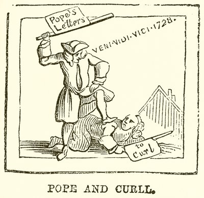 Pope y Curll de English School