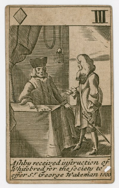 Carta de juego del Complot Papista de English School