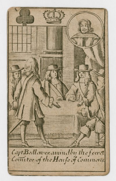 Carta de juego del Complot Papista de English School