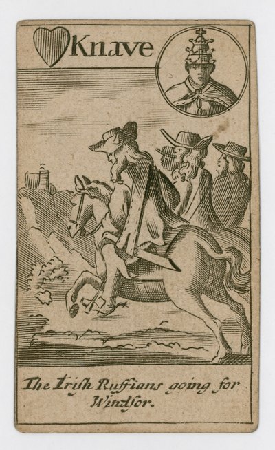 Carta de juego del Complot Papista de English School