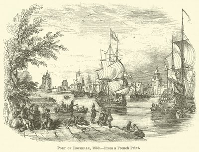 Puerto de Rochelle, 1650 de English School