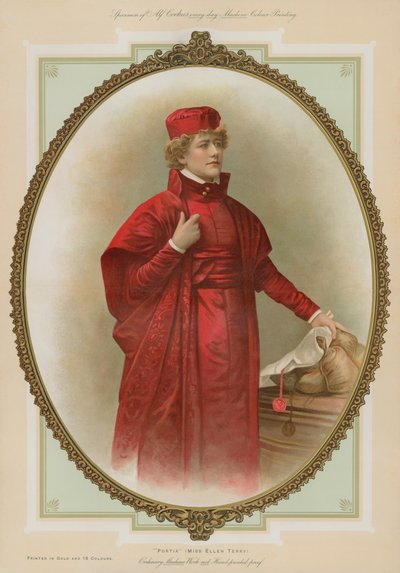 Portia, Señorita Ellen Terry de English School