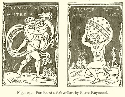 Porción de un salero, por Pierre Raymond de English School