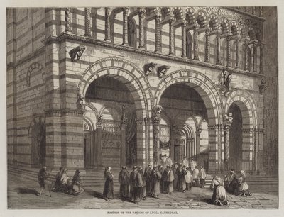 Parte de la Fachada de la Catedral de Lucca de English School