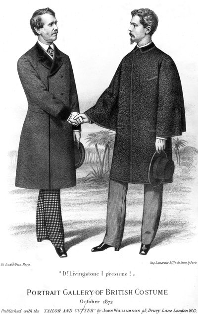 Galería de Retratos de Trajes Británicos, publicado con el Tailor and Cutter por John Williamson, 1872 de English School