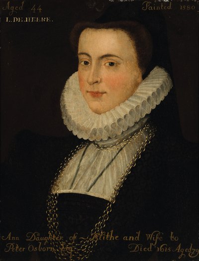 Retrato de Anne Blythe de English School