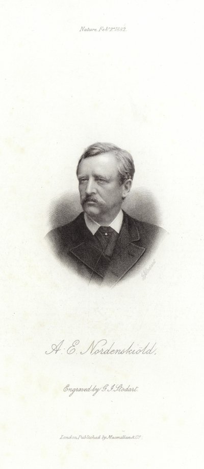 Retrato de A E Nordenskioeld de English School
