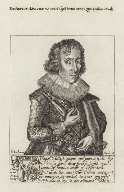 Retrato de Abraham Darssie de English School
