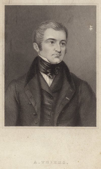 Retrato de Adolphe Thiers de English School
