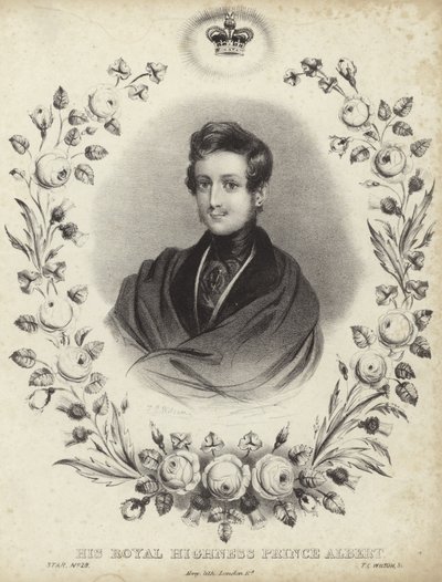 Retrato de Alberto, el Príncipe Consorte de English School