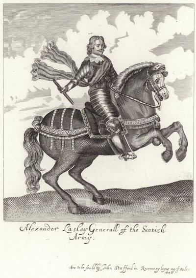 Retrato de Alexander Leslie, Conde de Leven de English School