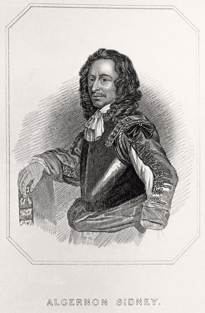 Retrato de Algernon Sidney de English School