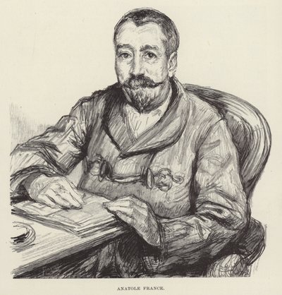 Retrato de Anatole France de English School