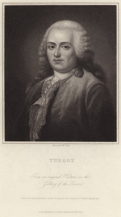 Retrato de Anne-Robert-Jacques Turgot de English School