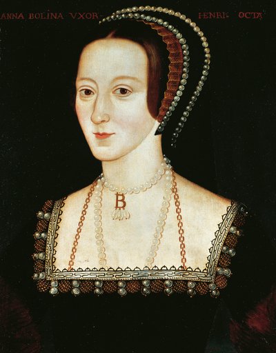 Retrato de Ana Bolena, c.1533-36 de English School