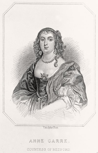 Retrato de Anne Carre, Condesa de Bedford, 1835 de English School