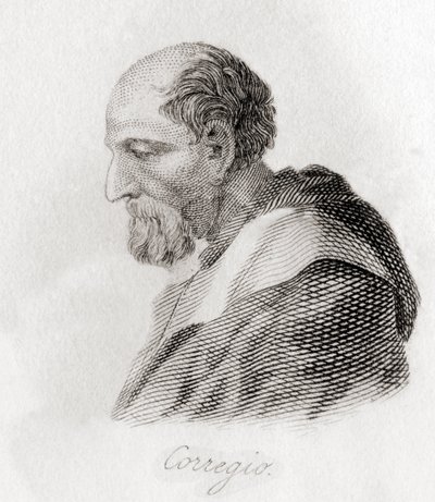 Retrato de Antonio Allegri da Correggio de English School