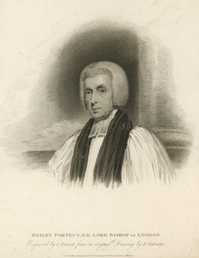 Retrato de Beilby Porteus de English School