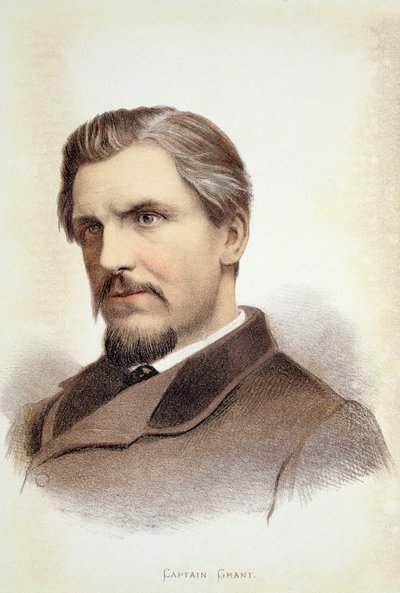 Retrato del Capitán James Augustus Grant (1827-87) de English School