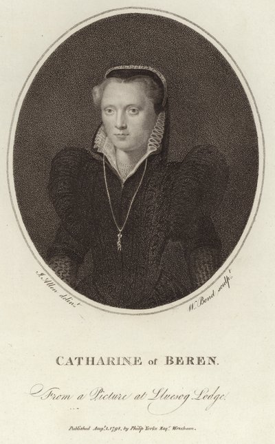 Retrato de Catharine de Beren de English School