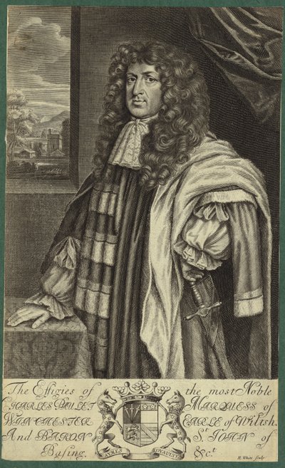 Retrato de Charles Paulet de English School