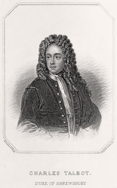Retrato de Charles Talbot, Duque de Shrewsbury, 1835 de English School