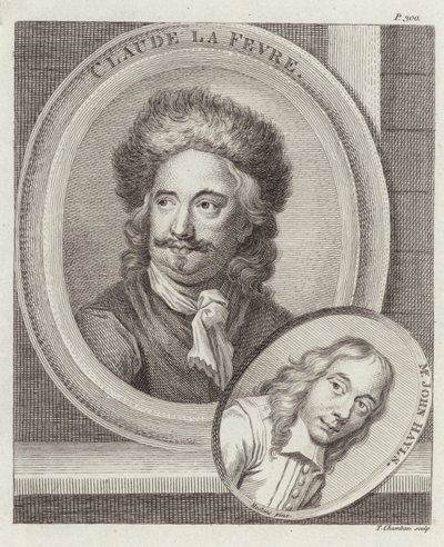 Retrato de Claude le Fevre y John Hayls de English School