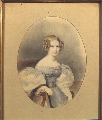 Retrato de la condesa Elizabeth von Sandizell, conocida como Lili, a los 18 años de English School