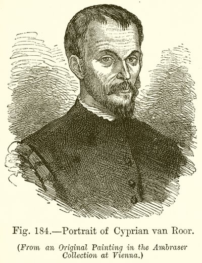 Retrato de Cyprian Van Roor de English School