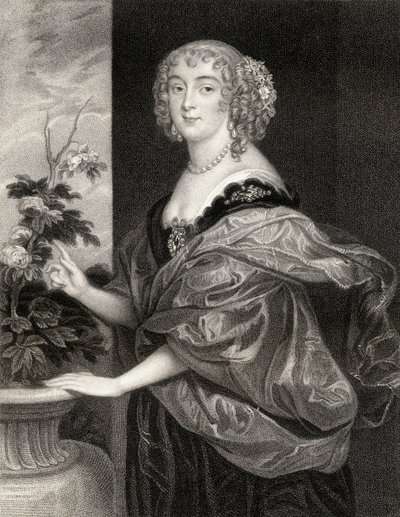 Retrato de Dorothy Sidney, Condesa de Sunderland, de Retratos Británicos de Lodge, 1823 de English School