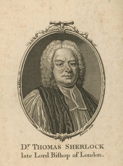 Retrato del Dr. Thomas Sherlock de English School