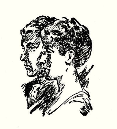 Retrato de E Oe Somerville y M Ross (litografía) de English School