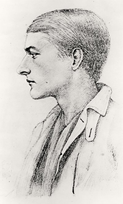 Retrato de Edward Fitzgerald de English School