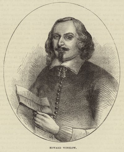 Retrato de Edward Winslow de English School
